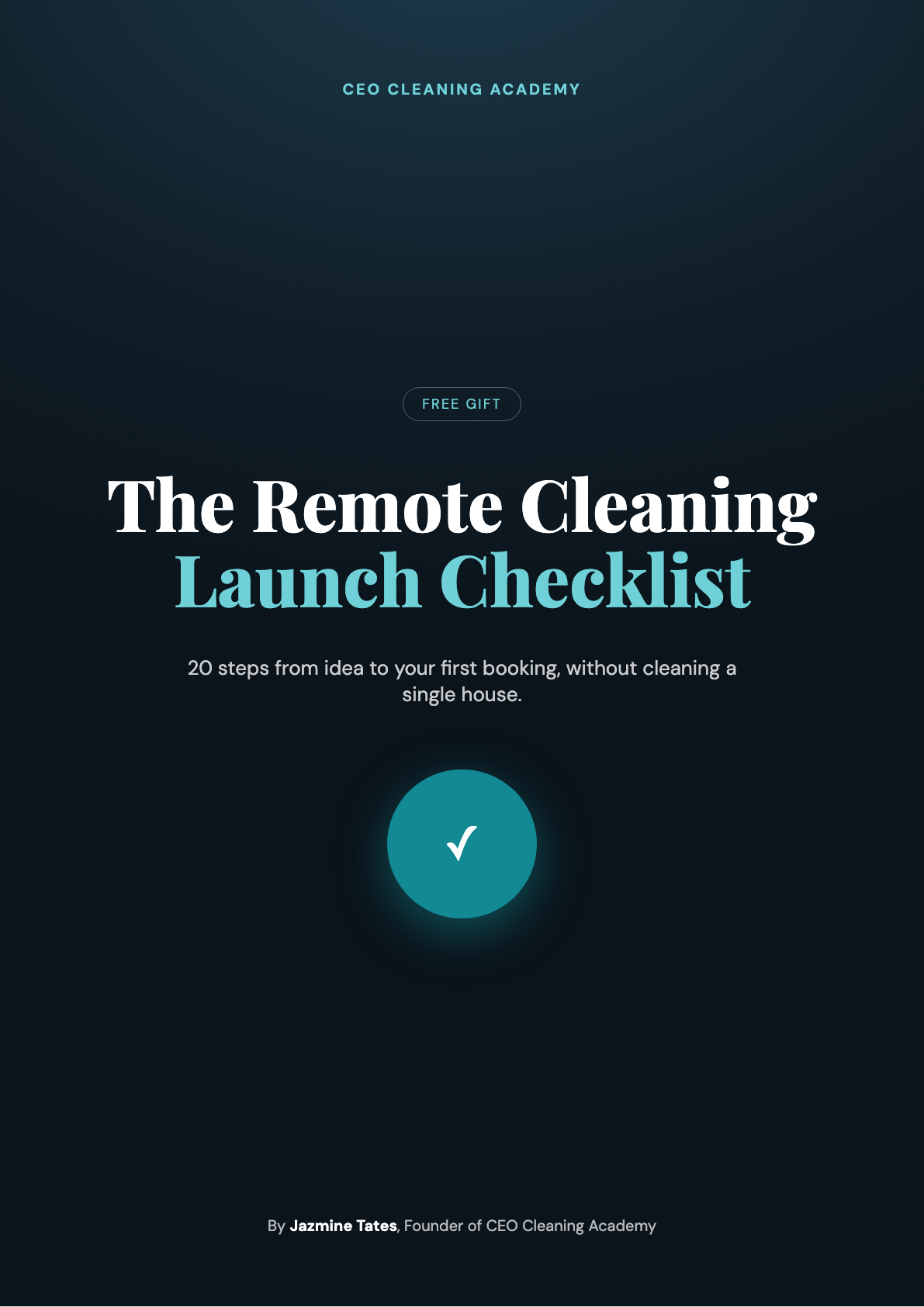 The Remote Cleaning Launch Checklist cover